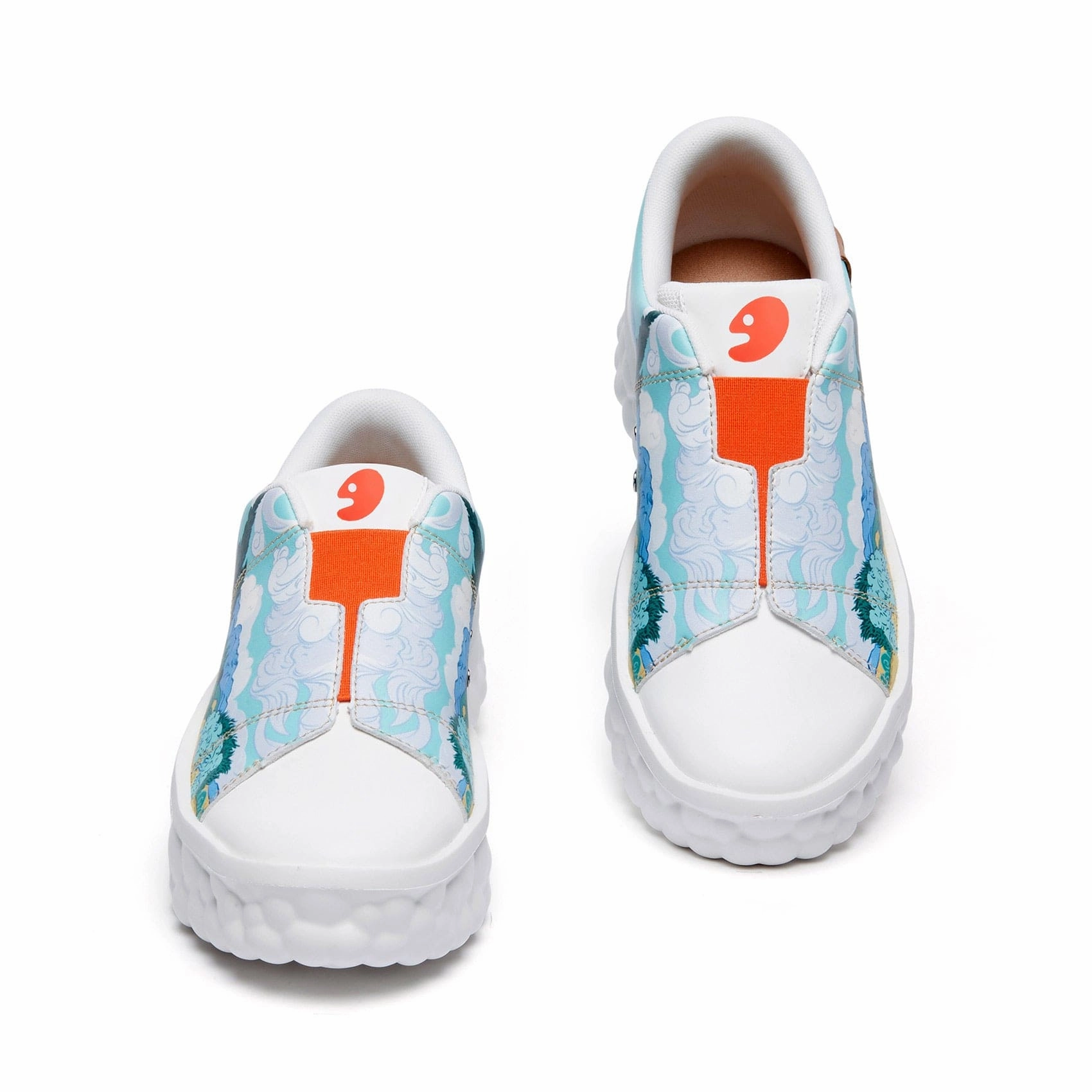 Leather Skate Shoes Van Gogh Wheatfield with Cypresses Las Ramblas Men