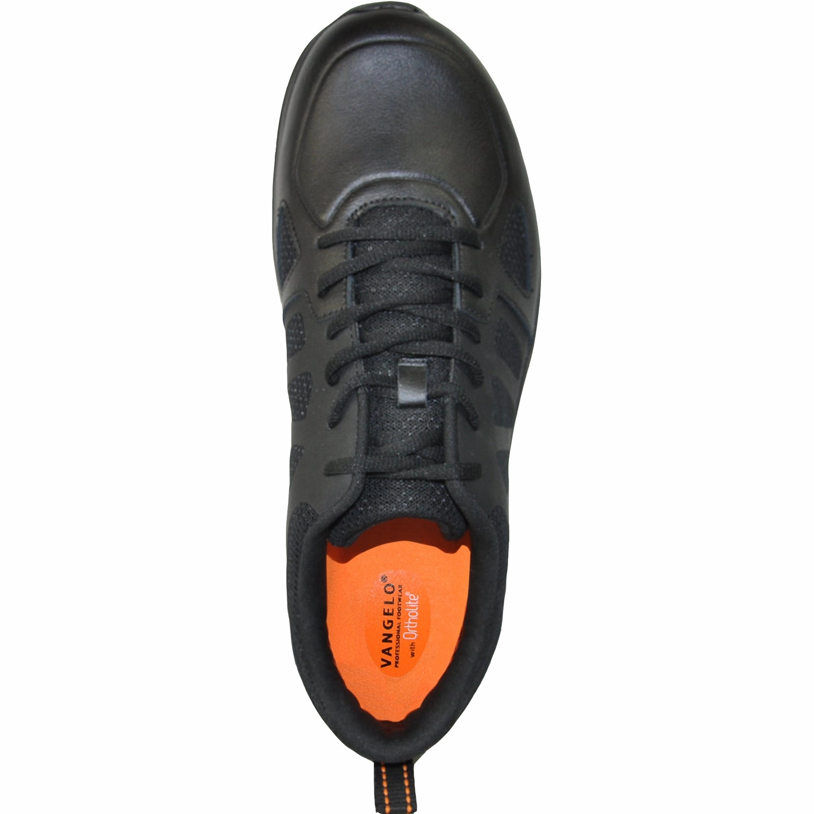 VANGELO Men Slip Resistant Shoe NICK-1 Black  - Wide Width Available Church's Brogues