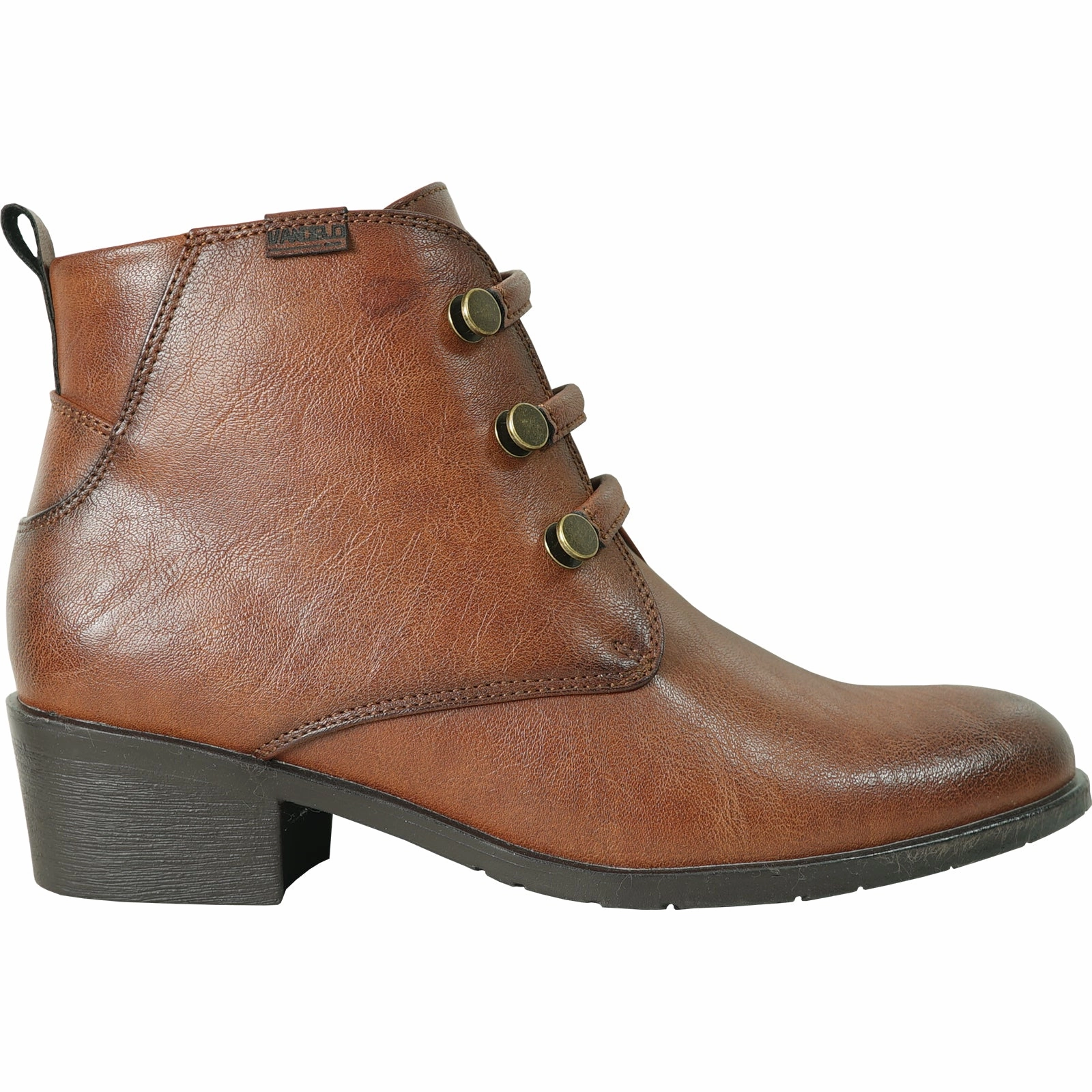 Ankle Boots With Pearl Detail VANGELO Women Boot HF1401 Ankle Dress Boot Brown