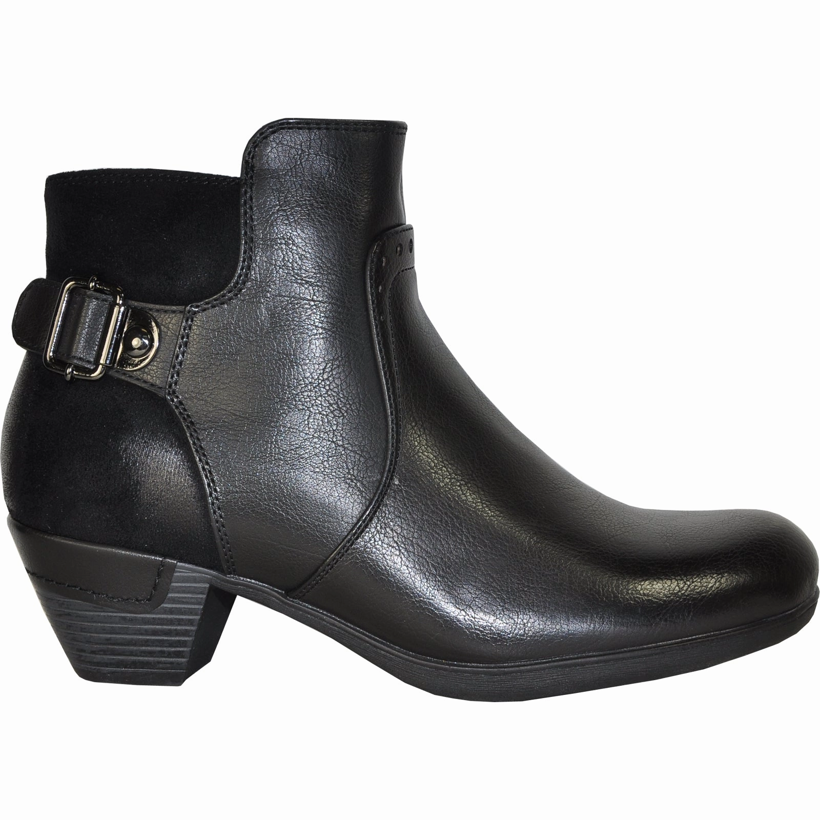 Maxx Ladies Ankle VANGELO Women Boot HF8403 Ankle Dress Boot Black