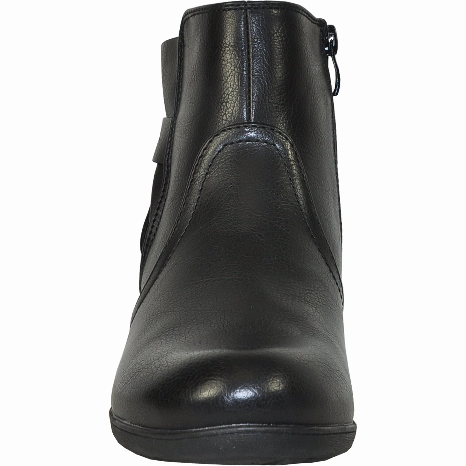 The Row Textured-nubuck Platform Ankle Boots VANGELO Women Boot HF8404 Ankle Dress Boot Black