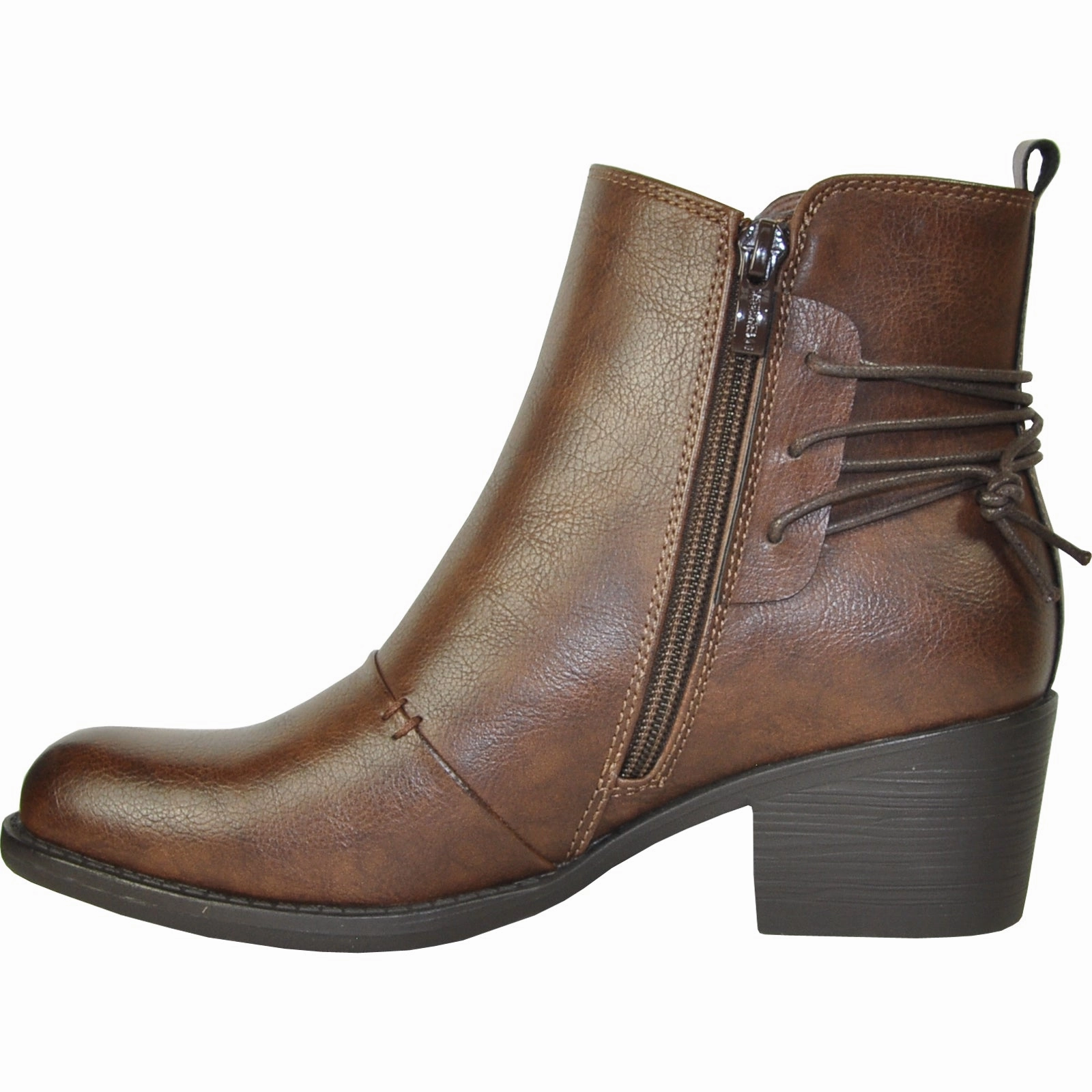 Ankle Sock Boots VANGELO Women Boot HF9430 Ankle Dress Boot Brown