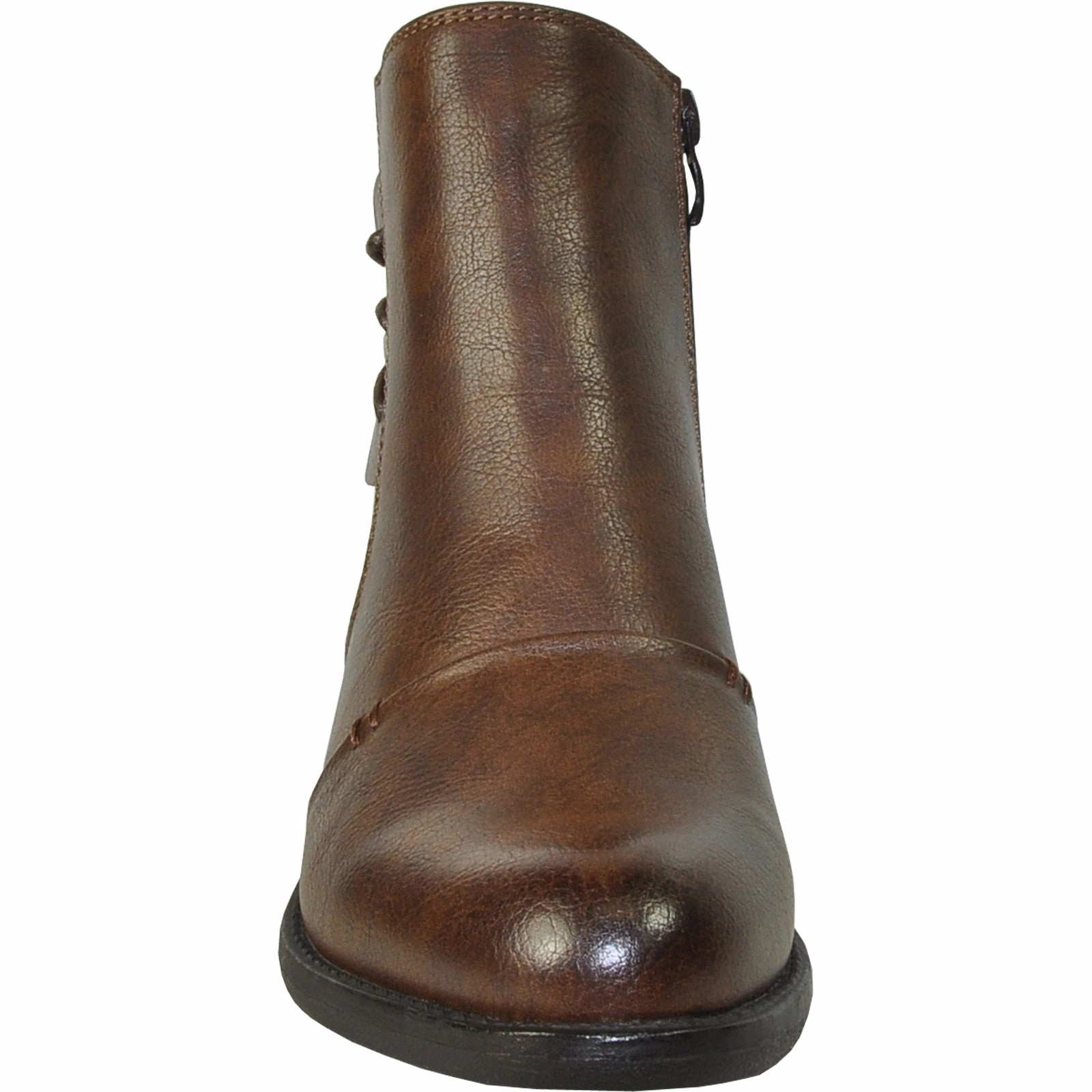 Suede Slip On Ankle Boots VANGELO Women Boot HF9430 Ankle Dress Boot Brown