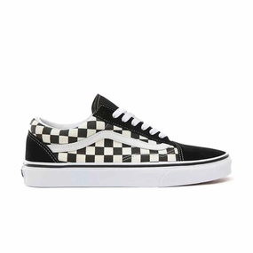 Vans - Unisex Primary Check Old Skool Shoes (38G1P0S) Size 2 Skate Shoes
