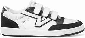 Vans Lowland CC Velcro Black/True White Vamp Skate Shoes