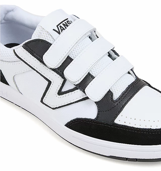 Vans Lowland CC Velcro Black/True White Eastbay Skate