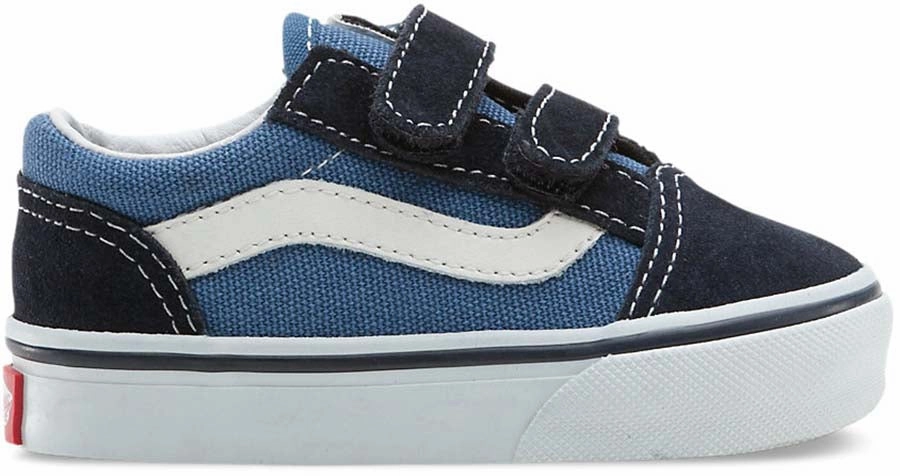 Vans Toddler Old Skool Velcro Navy Narrow Skate