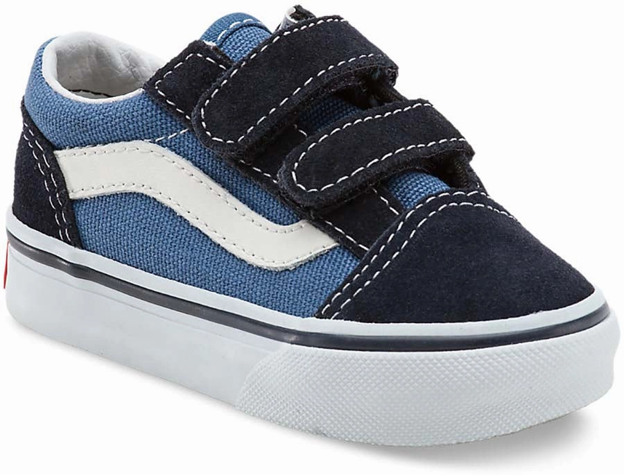 Lopez Clear Weather Skate Vans Toddler Old Skool Velcro Navy