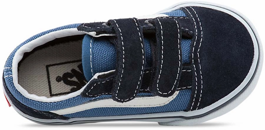 Vans Toddler Old Skool Velcro Navy Tyshawn Ii Skate Shoes