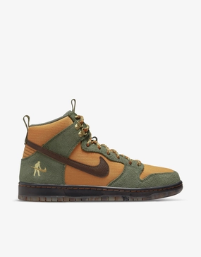 Nike Soccer Shoes Mercurial Superfly Nike SB Dunk High Pro QS Skate Shoes - Carbon Green/Cider-Wheat Gold