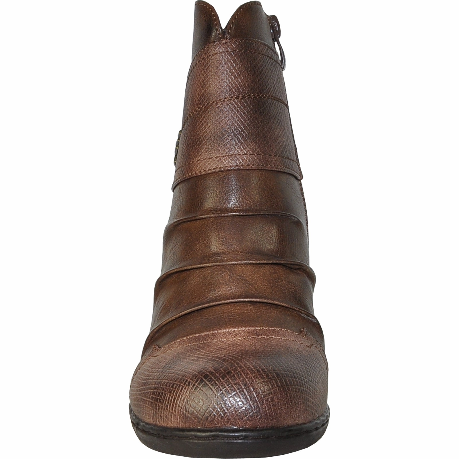 Ankle Boots With Shirt Dress VANGELO Women Boot HF8400 Ankle Dress Boot Brown