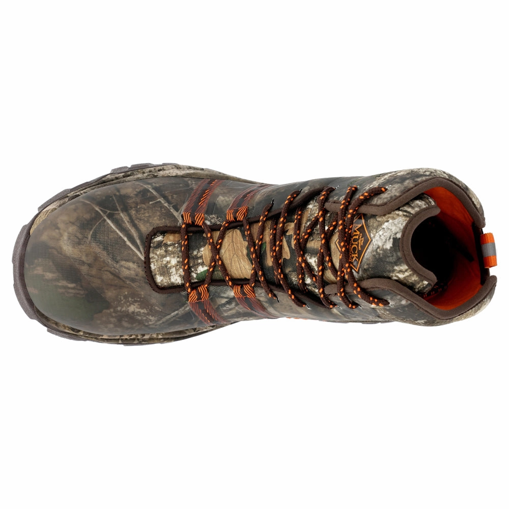 Alpha Pursuit Camouflage Round Toe Lace Up Boots Best Leather Boots