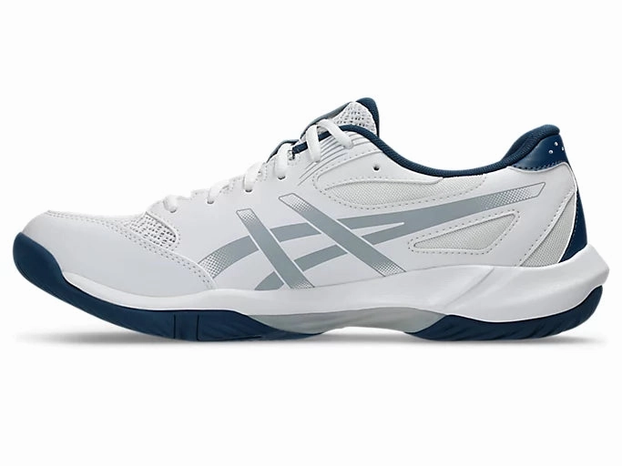 Asics Men's Gel-Rocket 12 Volleyball shoe - white/mako blue Size Guide Asics Shoes