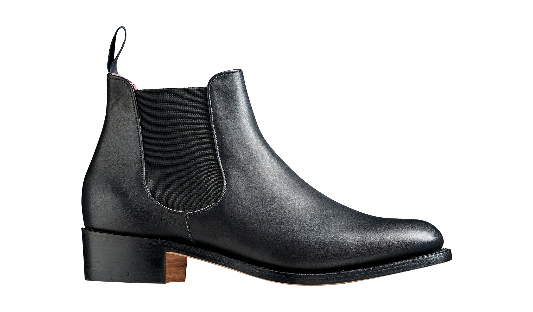 Branded Chelsea Boots Violet - Black Calf / Elastic