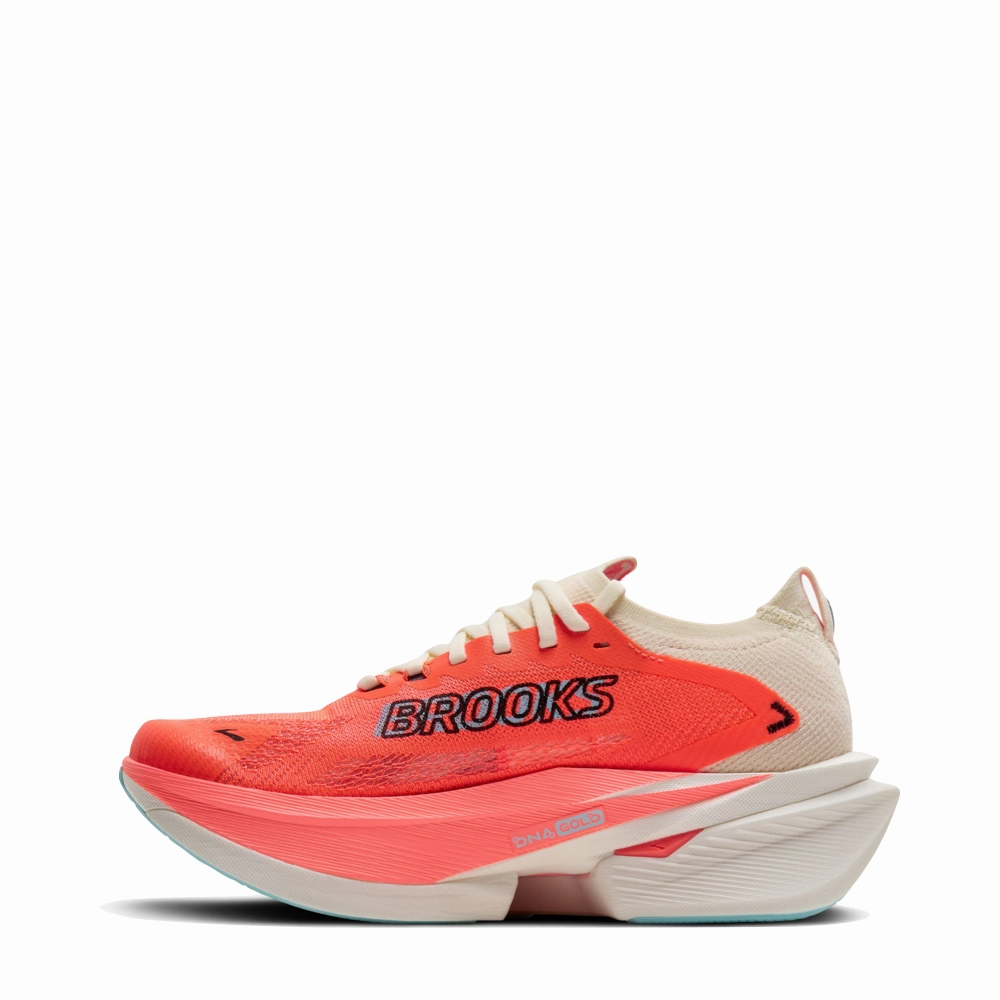 Best On Cloud Shoes For Strength Training Brooks Women's Hyperion Max 3 Sneaker in Coconut/Fiery Coral