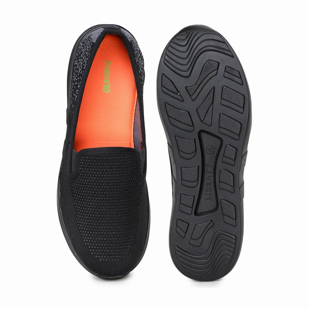 Force 10 Women's Black Sporty Casual Non Lacing (AVILA-06) Best Price Cross-training Shoes