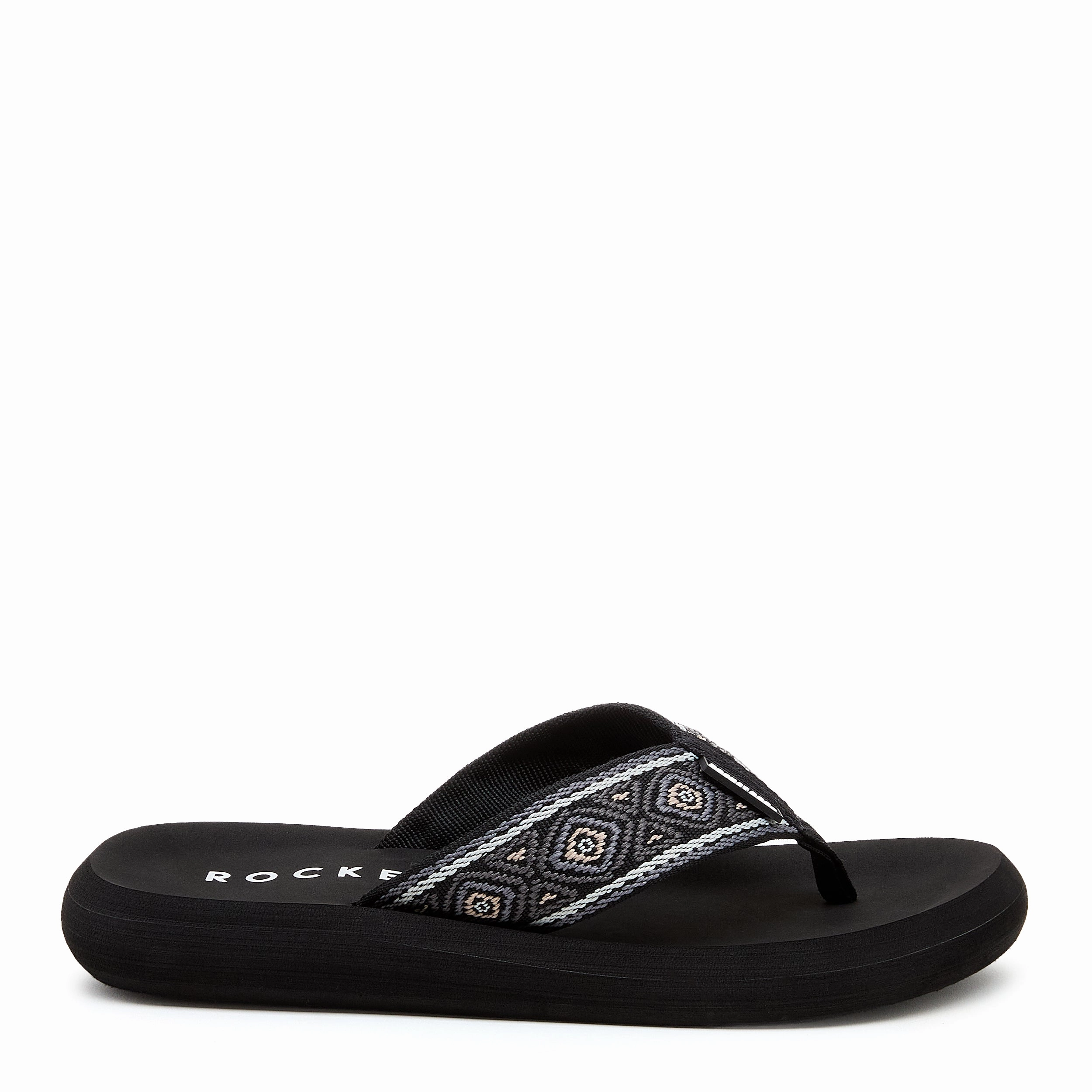 Flip Flops Cushioned Footbed Spotlight Black Diamond Flip-Flops