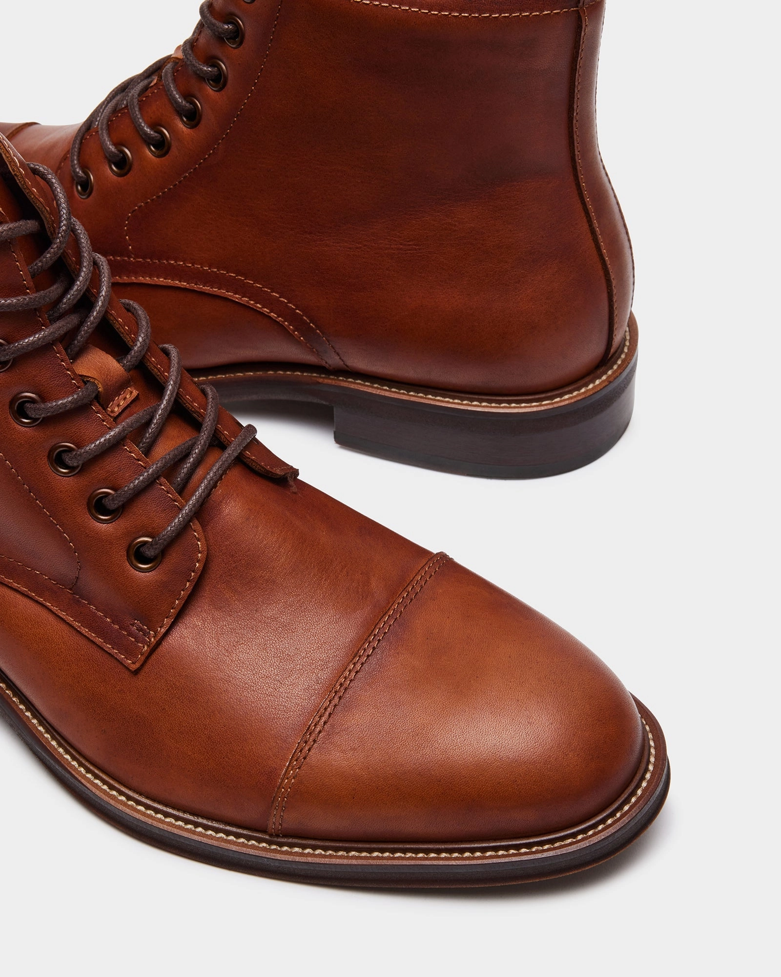 HODGE TAN LEATHER - SM REBOOTED Wing Chukka Boots