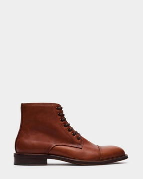 HODGE TAN LEATHER - SM REBOOTED Macys Bootie Boots