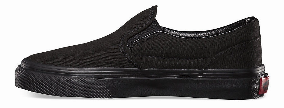 Custom Made Golf Shoes Vans Kids Classic Slip-On Black/Black