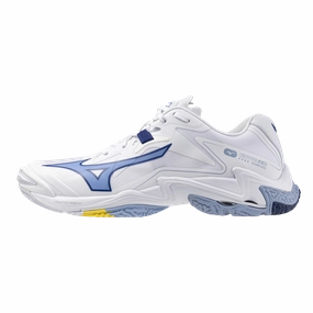Mizuno Wave Bolt 6 Volleyball Shoes WAVE LIGHTNING Z8 - White/Bellwether Blue/Bel Air Blue (NEW)