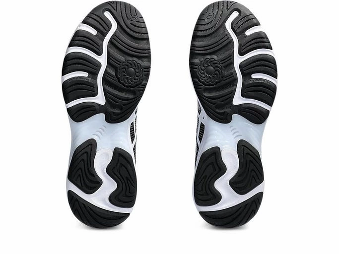 Asics Gel Mission Walking Shoes Asics Womens Netburner Professional FF 4 - Black/Black