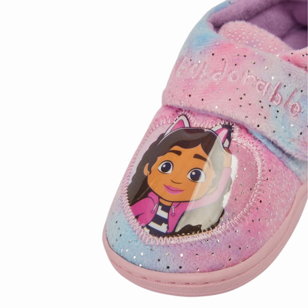 William Lamb Girls Slipper Gabby's Dollhouse Pink Victorian Slippers