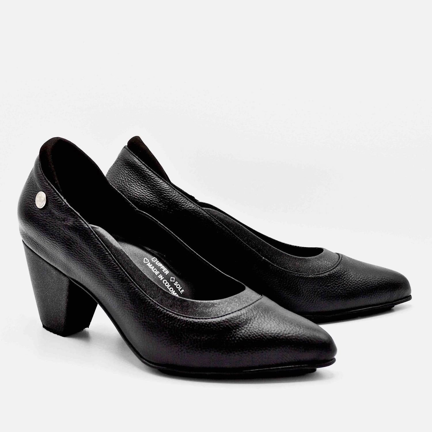 Women's Rhyme Mid Heels In Black/shine Leather Madewell Boots Chelsea