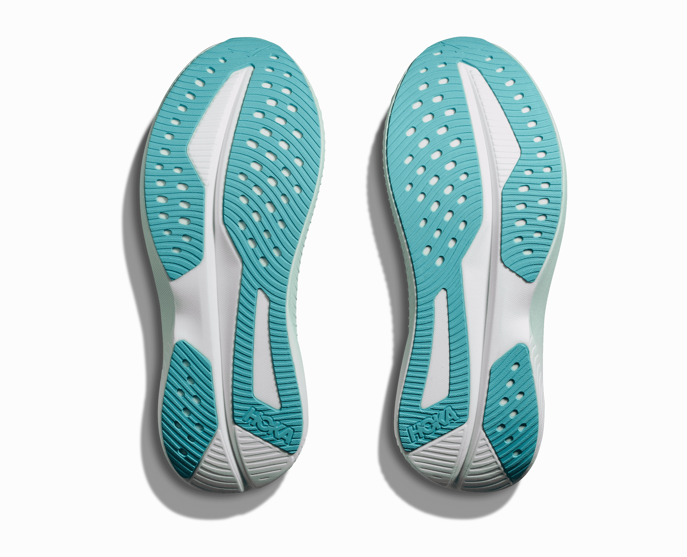 Barefoot Shoes For Badminton Women's - HOKA Mach 6 - Frost / Rose Gold