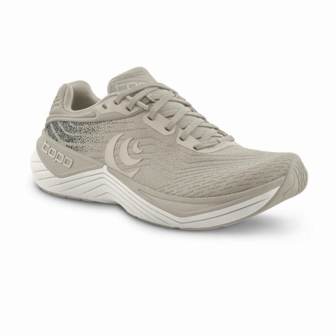 Women's - Topo Ultrafly 5 - Tan/White Lqdcell Optic Flight Suit Training Shoes