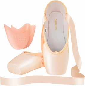 Women's Ballerina Shoes Professional Ballet Dance Satin Pointe Shoes for Girls with Bag and Toe Pads Asics Gt-2000 12 Running Shoes