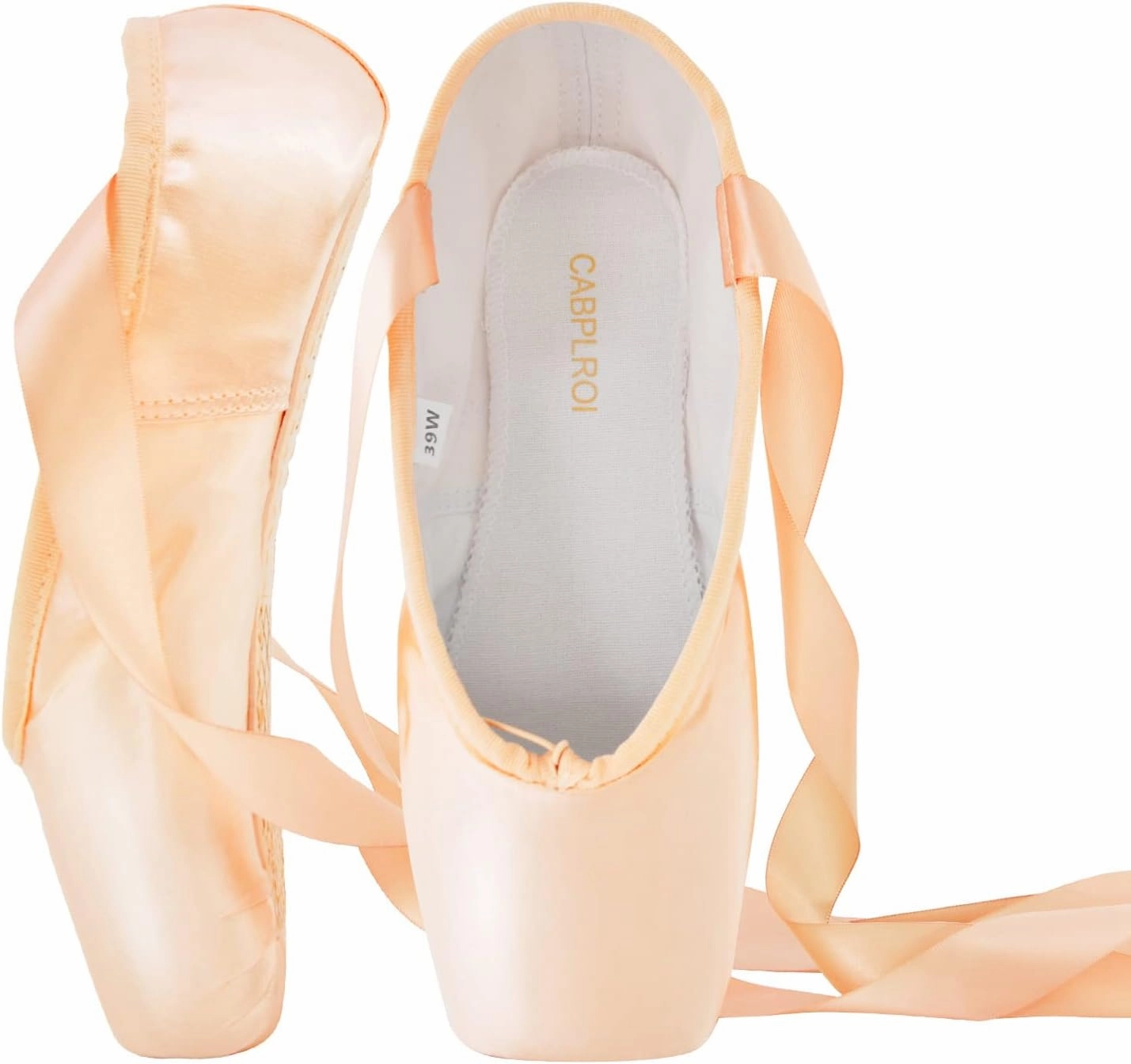Women's Ballerina Shoes Professional Ballet Dance Satin Pointe Shoes for Girls with Bag and Toe Pads Best Asics Arch Support Walking Shoes