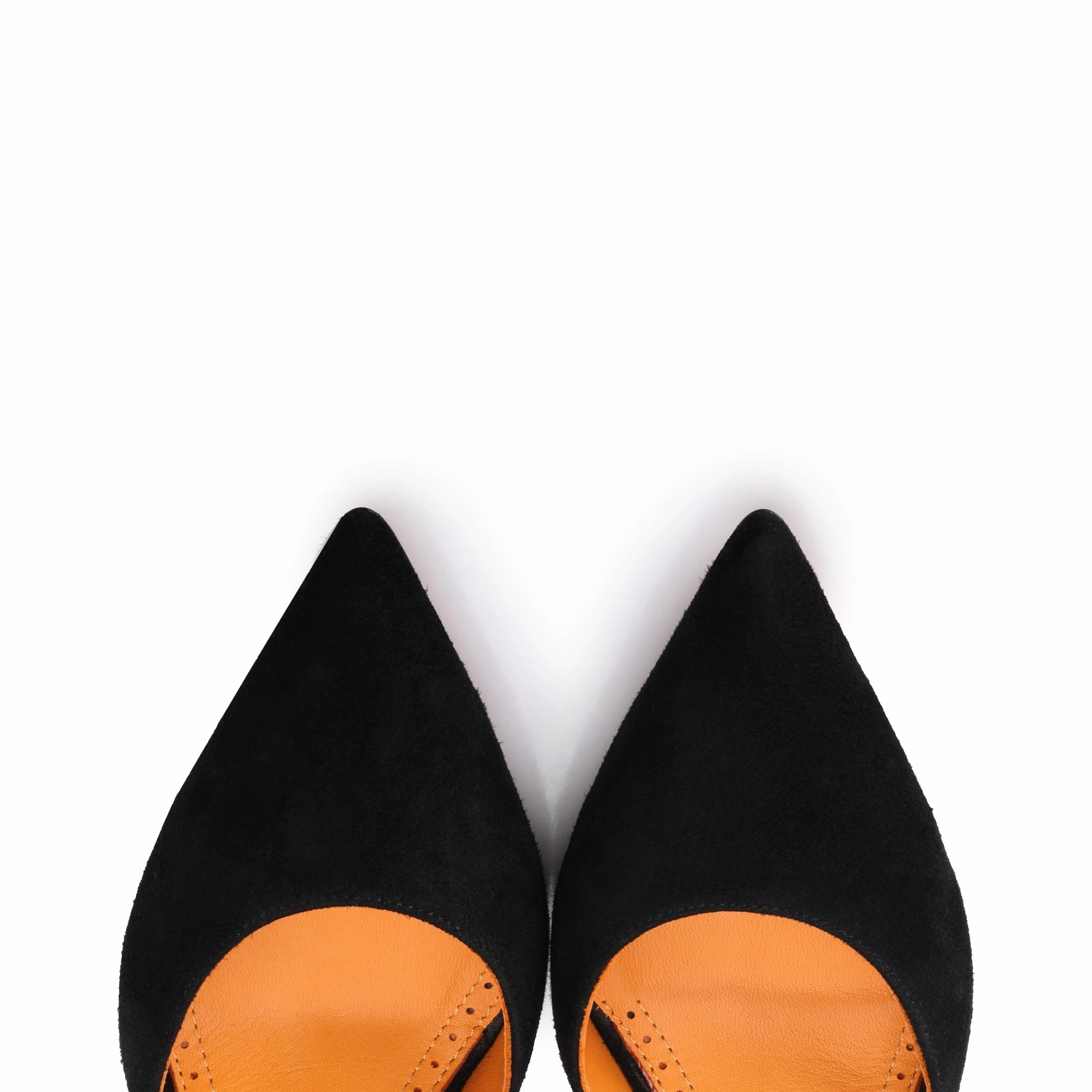 Women's Black Suede Slingback Pump Ankle Boots And Skinny Jeans How To Wear