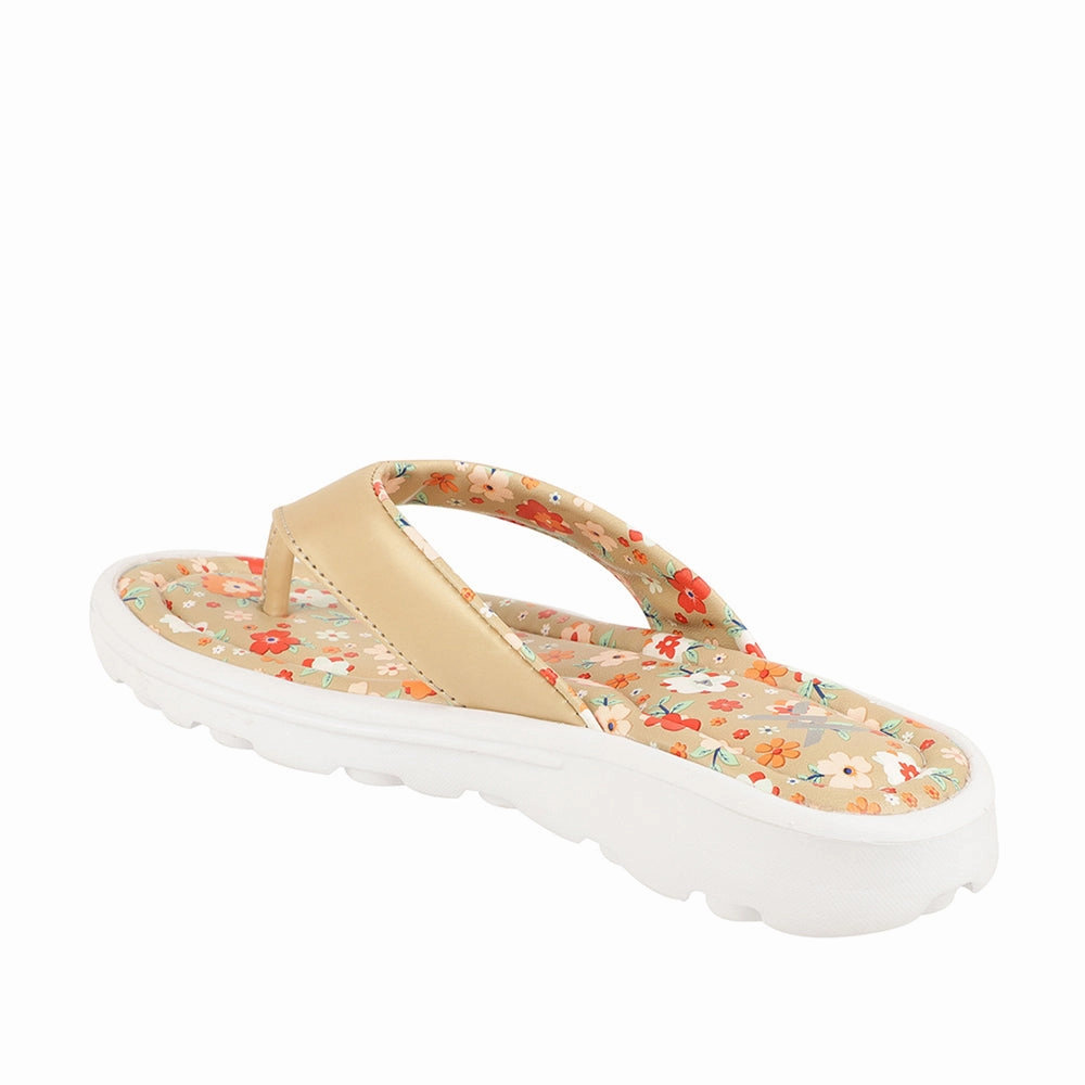 Women's Floral Print Comfort Thong Flip-Flops Driving In Flip Flops