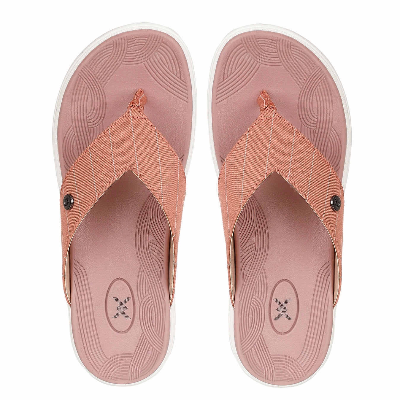 Fancy Bridal Flip Flops Women's Striped Thong Comfort Flip-Flops