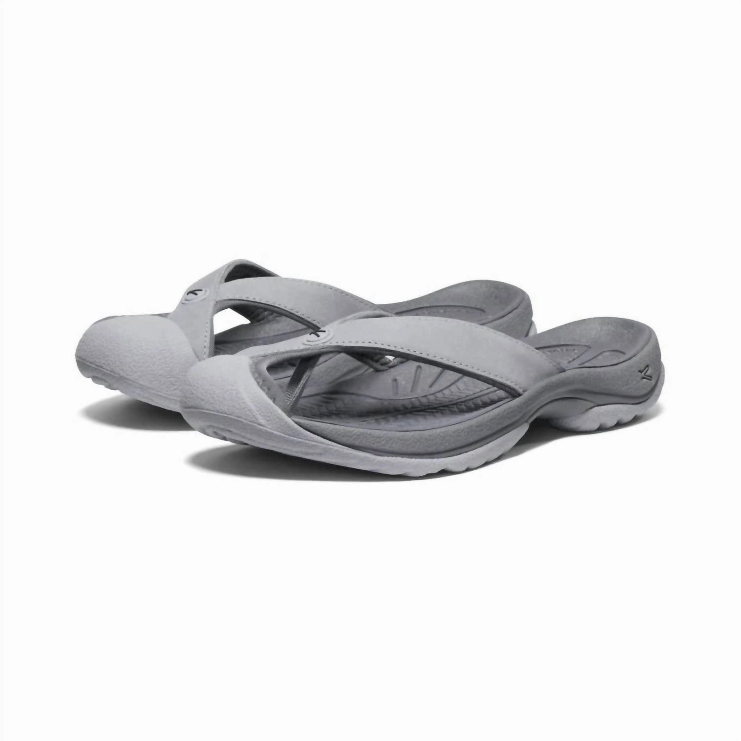 Acupressure Flip Flops Benefits Women's Waimea Leather Closed Flip-Flop In Alloy