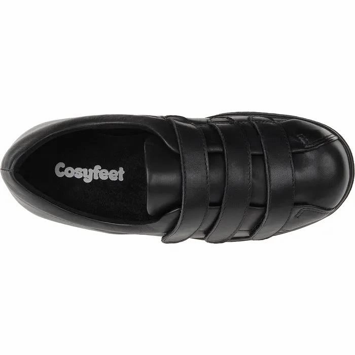 Women's Wide Fit Cosyfeet Alison Shoes Button Ankle Boots