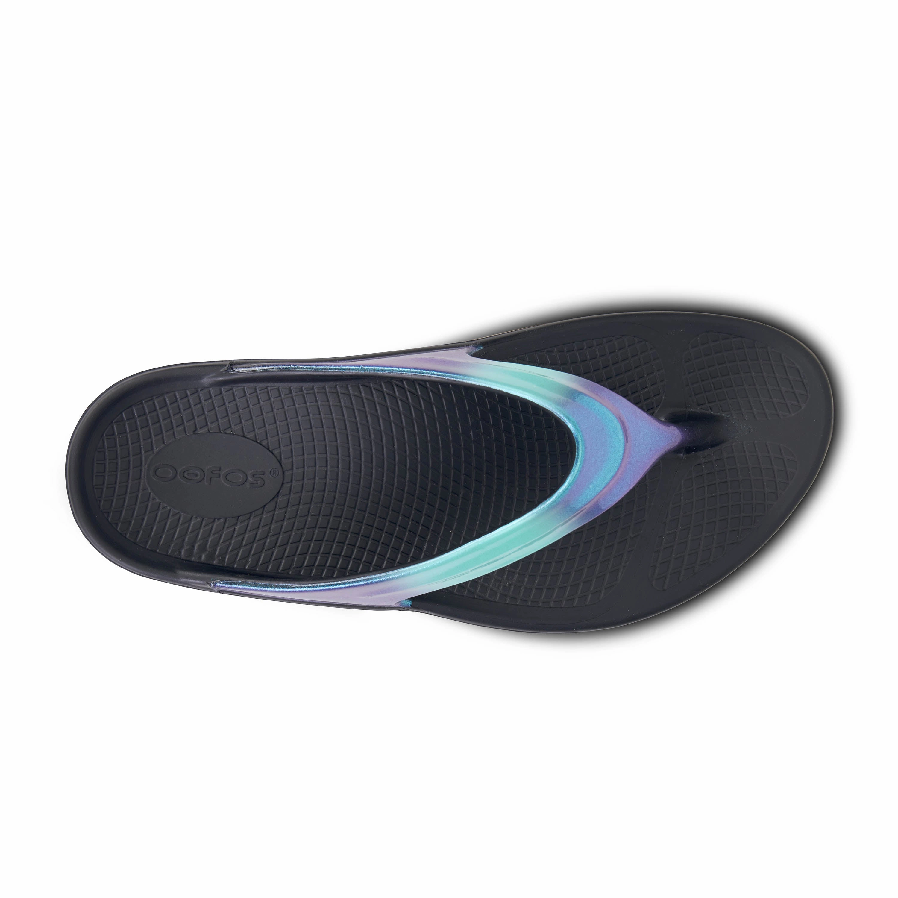 Oofos | OOmega OOlala Luxe Sandal | Womens | Atlantis Flip Flops With Jewels