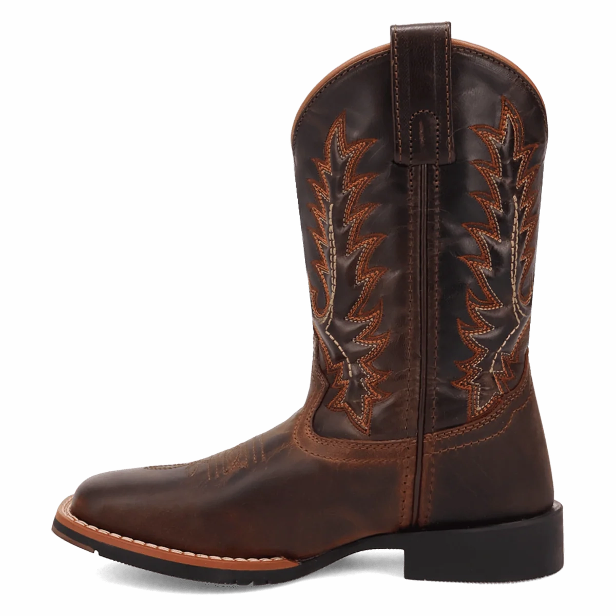 Rhodes Boots 'Dan Post Boot Co' Kid's Dexter Cowboy Boot - Rust / Green