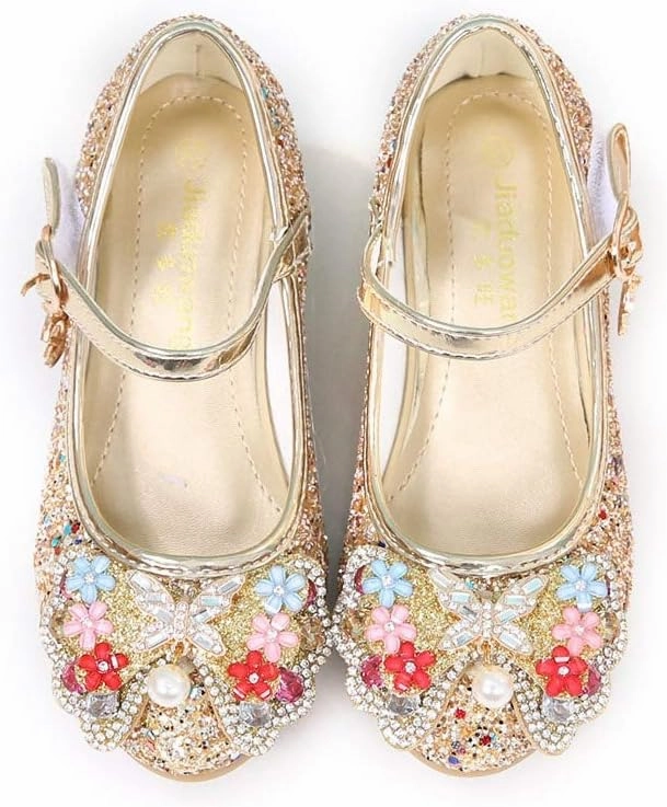 YING LAN Girls Cosplay Dress Wedding Party Shoes Glitter Sequins Low Heel Mary Jane Princess Shoes Asics Shoes Cheapest Online