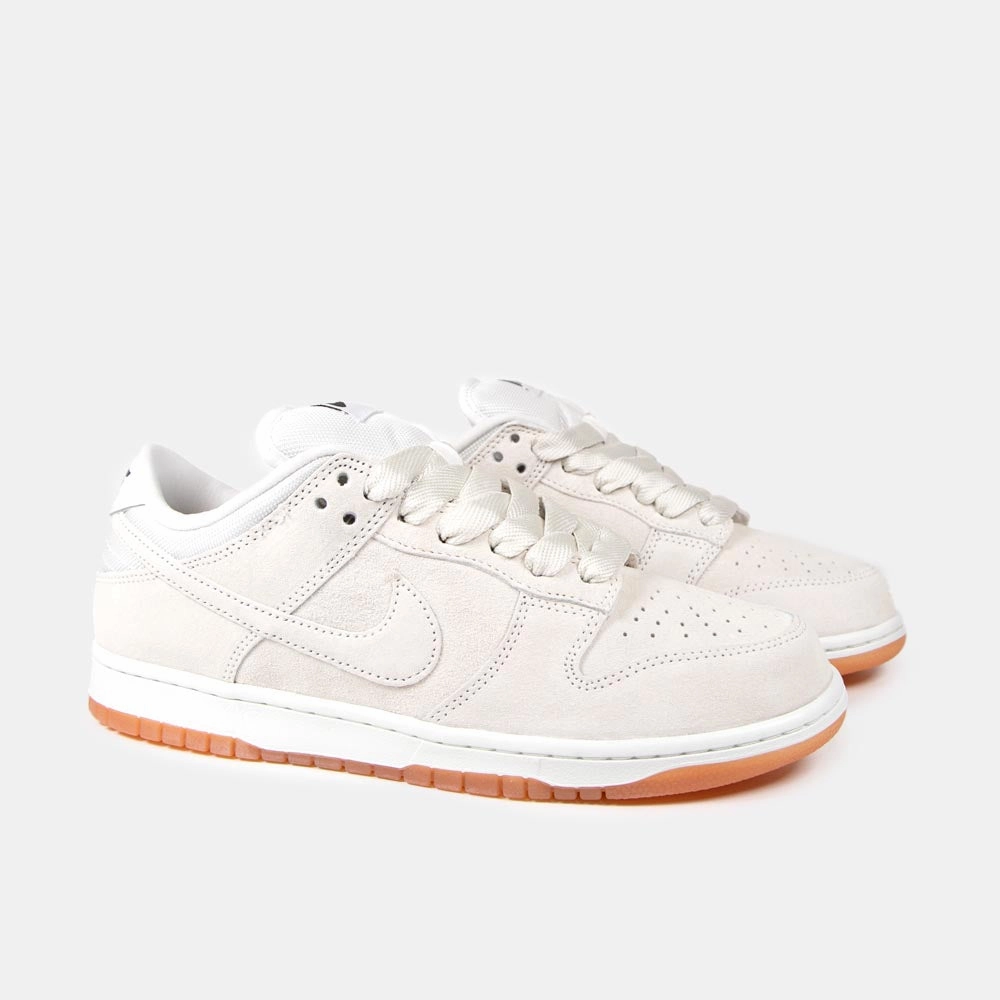 Best Nike Shoes For Exercise Nike SB - Pro B Dunk Low Shoes - Pale Ivory / Pale Ivory - Summit White - White