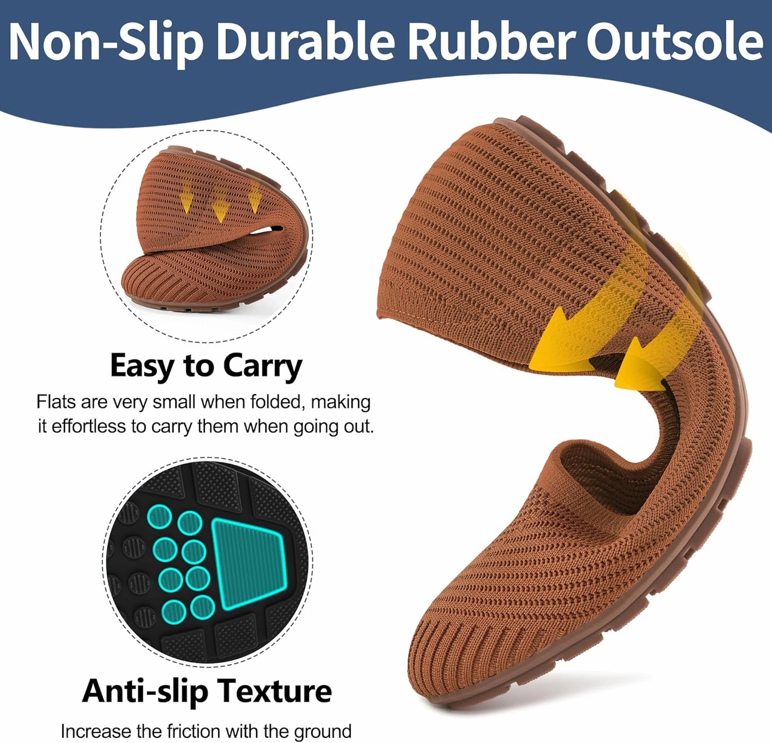 Tennis Shoes Asics Ff3 Flats for Women Ballets Shoes: Comfortable Knitted Dressy Work Flats - Ladies Wedding Flat Casual Shoes