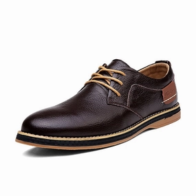 Derby Shoes History ZUNYU 2019 Spring New Leather Casual Men Shoes Fashion Men's Flats Round Toe Comfortable Office Men Dress Shoes Plus Size 38-48